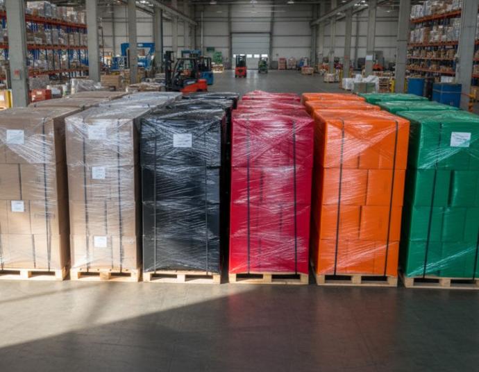 Stretch wrap de colores Stretch wrap de colores aplicaciones especiales