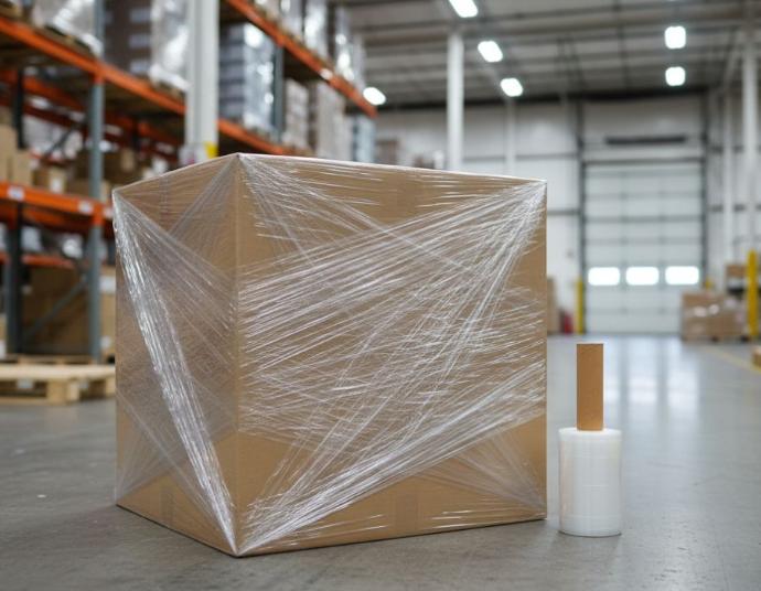 Mini stretch wrap con mango Mini stretch wrap aplicaciones