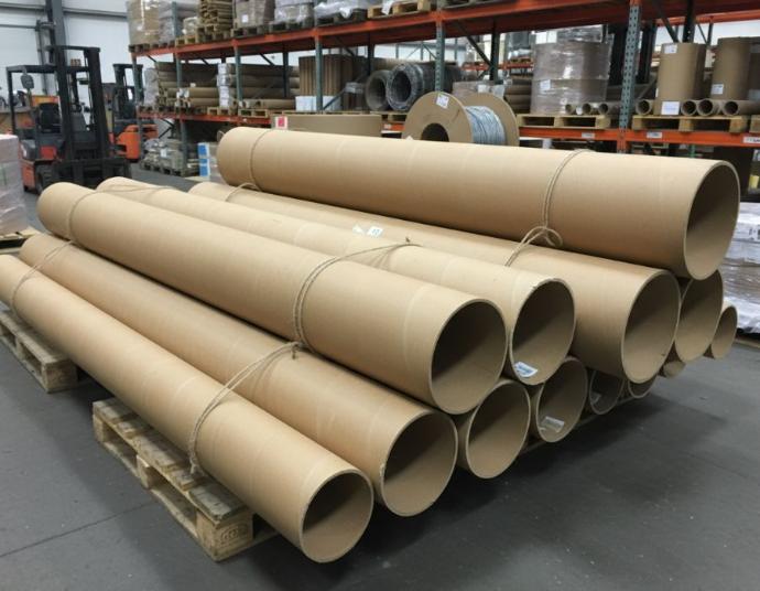 Medidas disponibles de los centros de cartón Medidas personalizables de los núcleos de cartón