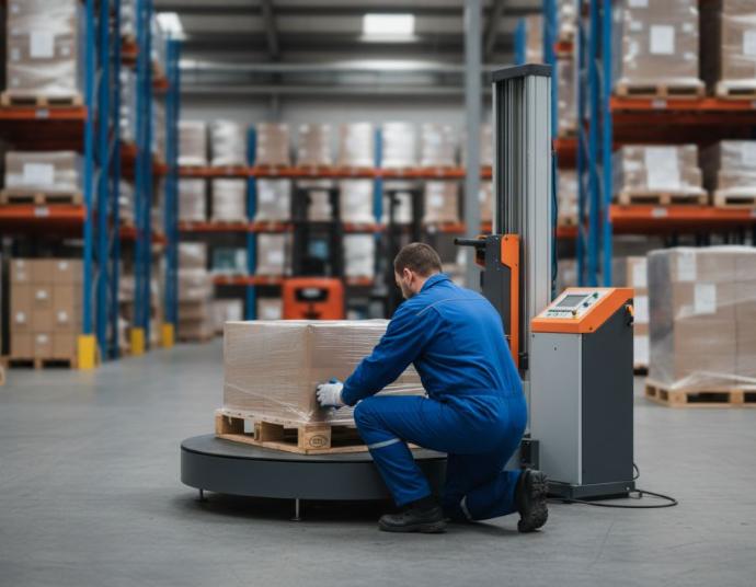 Mantenimiento de una emplayadora industrial