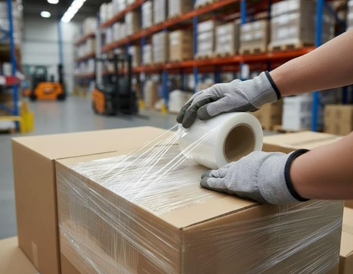 Emplaye manual mini con núcleo de cartón Mini película estirable con núcleo de cartón