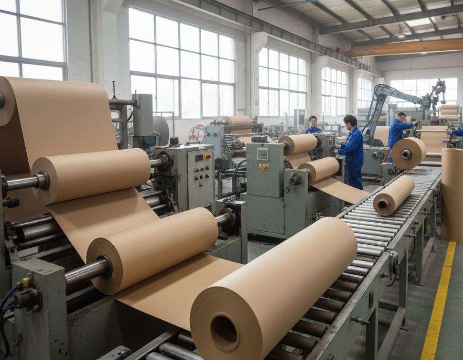 Rollo de papel kraft embalaje ecológico Rollos de papel kraft ecológicos