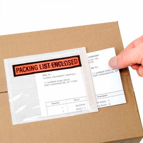 Printed Packing List Envelopes
